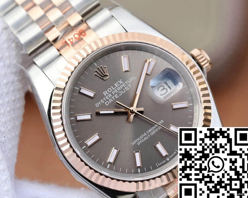 M126231-0013 GM 36MM Datejust Factory Rolex Rose Gold 1224